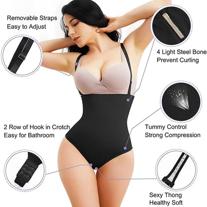 Bodysuit Shapewear Women Full Body Shaper Tummy Control Slimming Underwear Sheath Butt Lifter Push Up  Abdomen Shapers Corset